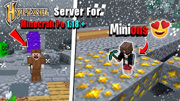 HYPIXEL SERVER FOR MINECRAFT PE | Hypixel skyblock server for Minecraft Pocket Edition | 2022