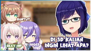 Moona, Risu, dan Iofi akhirnya ketemu A-chan dan Nodoka [HoloClip Sub ID || Area15]