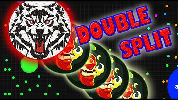 GREATEST DOUBLE SPLIT | Agma.io | Agar.io | Sono Khan