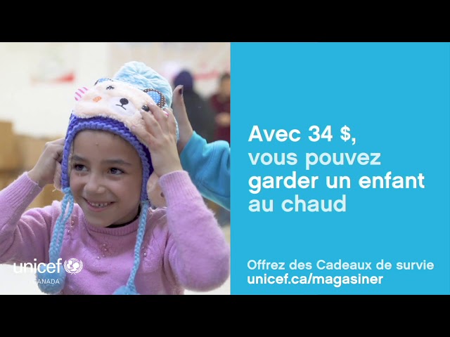 Cadeaux de survie | UNICEF Canada class=