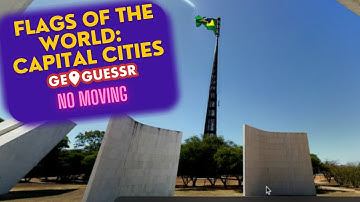 Flags of the World in Capital Cities: GeoGuessr Game- NO MOVING [PLAY ALONG] American lost in Asia?
