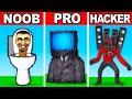 SKIBIDI TOILET &amp; TV WOMEN &amp; TITAN SPEAKERMAN: NOOB vs PRO vs HACKER Minecraft