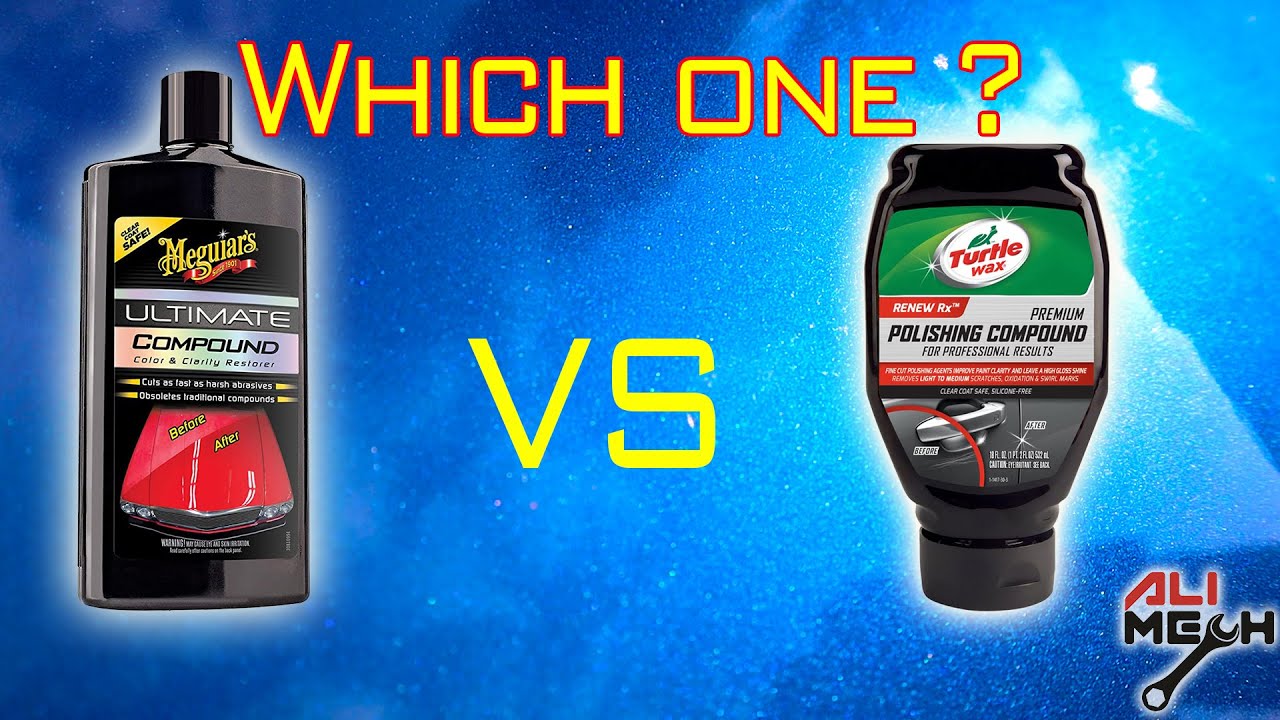 Meguiars Ultimate Compound vs Turtle Polishing Compound/how to