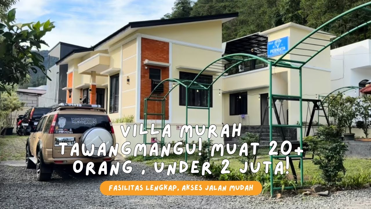 VILLA MURAH DI TAWANGMANGU! MUAT 20 ORANG++ , UNDER 2 JUTA!!! | REVIEW BY ARSA FAMILY CHANNEL 