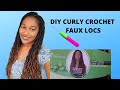 DIY FAUX LOCS, Curly Crochet Faux Locs using Admire Gypsy Locs