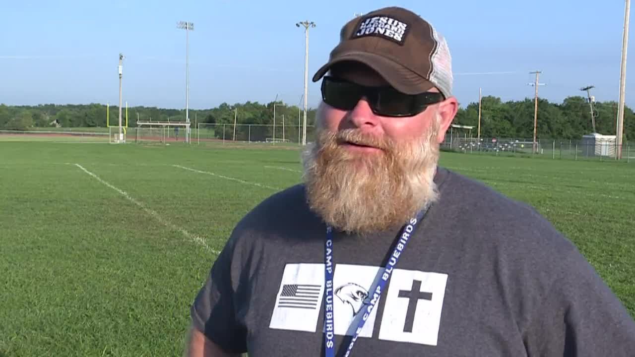 OZone Cole Camp football coach Kevin Shearer discusses