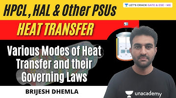 Various Modes of Heat Transfer and their Governing Law | Heat Transfer | HPCL, HAL & Other PSU Exams