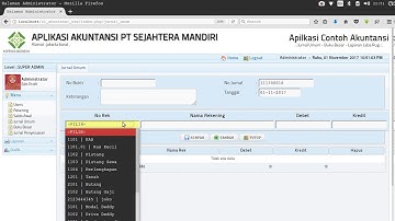 APLIKASI AKUNTANSI DENGAN FRAMEWORK CODEIGNITER