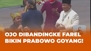 PRABOWO SAMPAI JOGET! FAREL PRAYOGA - OJO DIBANDINGKE LIVE ISTANA MERDEKA