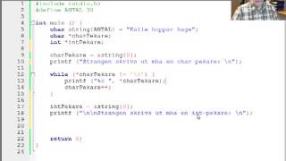 Strukturerad Programmering med C - 10 Pekare