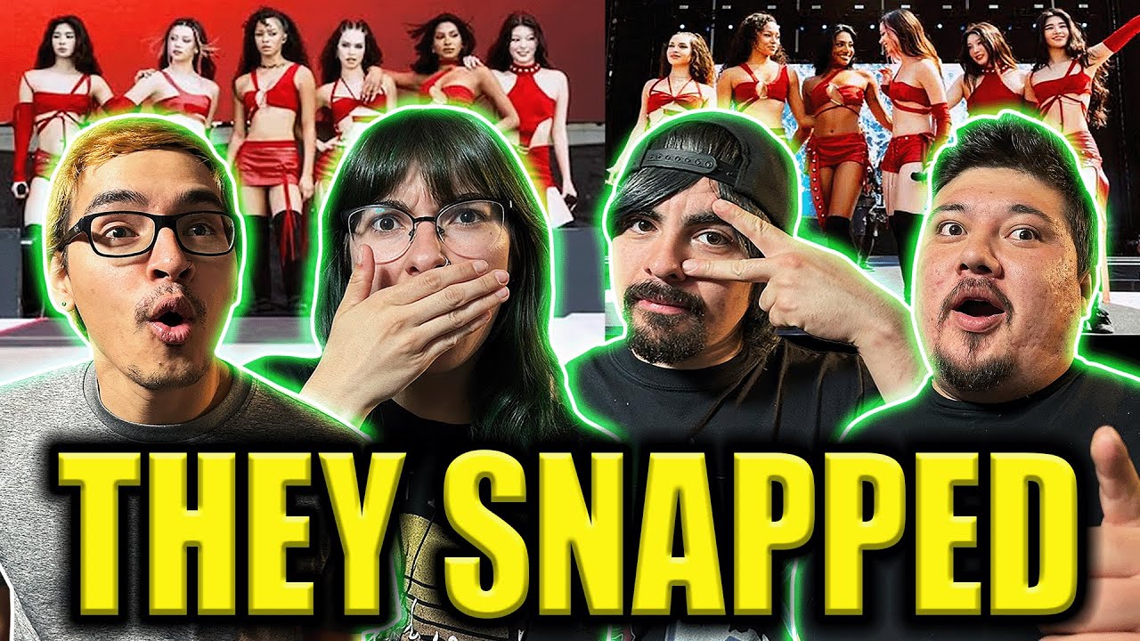 American Musicians & Streamers FIRST TIME REACTION to KATSEYE 'GNARLY' (Finale LIVE @ Lollapalooza)