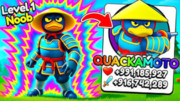 Starting Over as NOOB with NEW QUACKAMOTO SECRET In Duck Evolution!