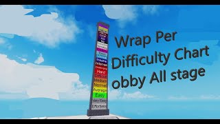 Roblox Wrap Per Difficulty Chart obby All stage