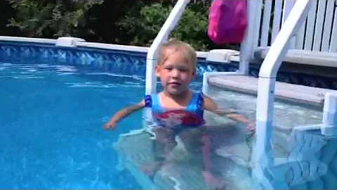 Chloe can swim.