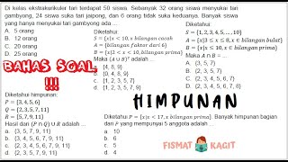 Bahas soal-soal himpunan! | kelas 7