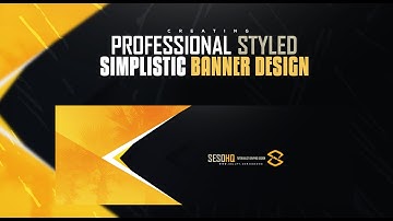 Photoshop Tutorial: Professional Styled Simplistic Banner Design