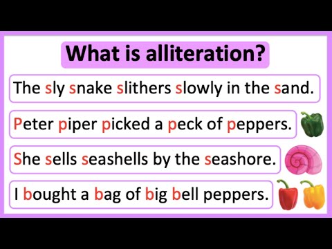 Video: Wanneer gebruik je alliteratie in een zin?