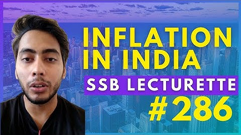 SSB Lecturette Topic| INFLATION |#286 |Daily Lecturette Practice|SSB INTERVIEW