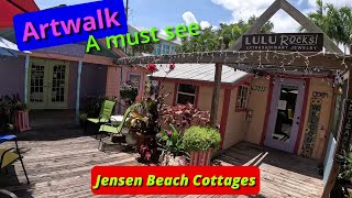 Jensen Beach, Fl. mooring field with an artsy town.