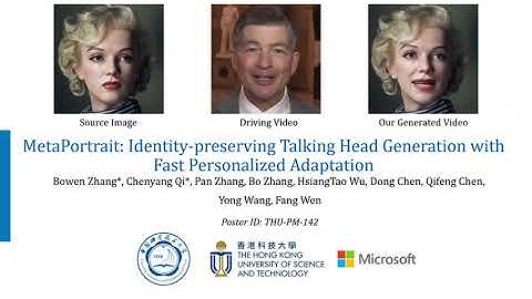 [CVPR 2023] MetaPortrait Presentation