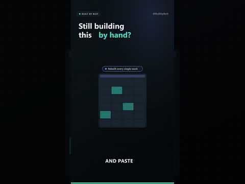 I Rebuilt This Report by Hand Every Week