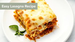 Easy Lasagna Recipe