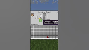 How To Brew Leaping (8:00) Potions In Minecraft #Shorts