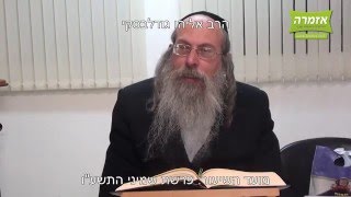 הרב אליהו גודלבסקי - חידוש נפלא - עלים לתרופה - מכתב קעג - התשעו - פרשת שמיני - שיעור מלא