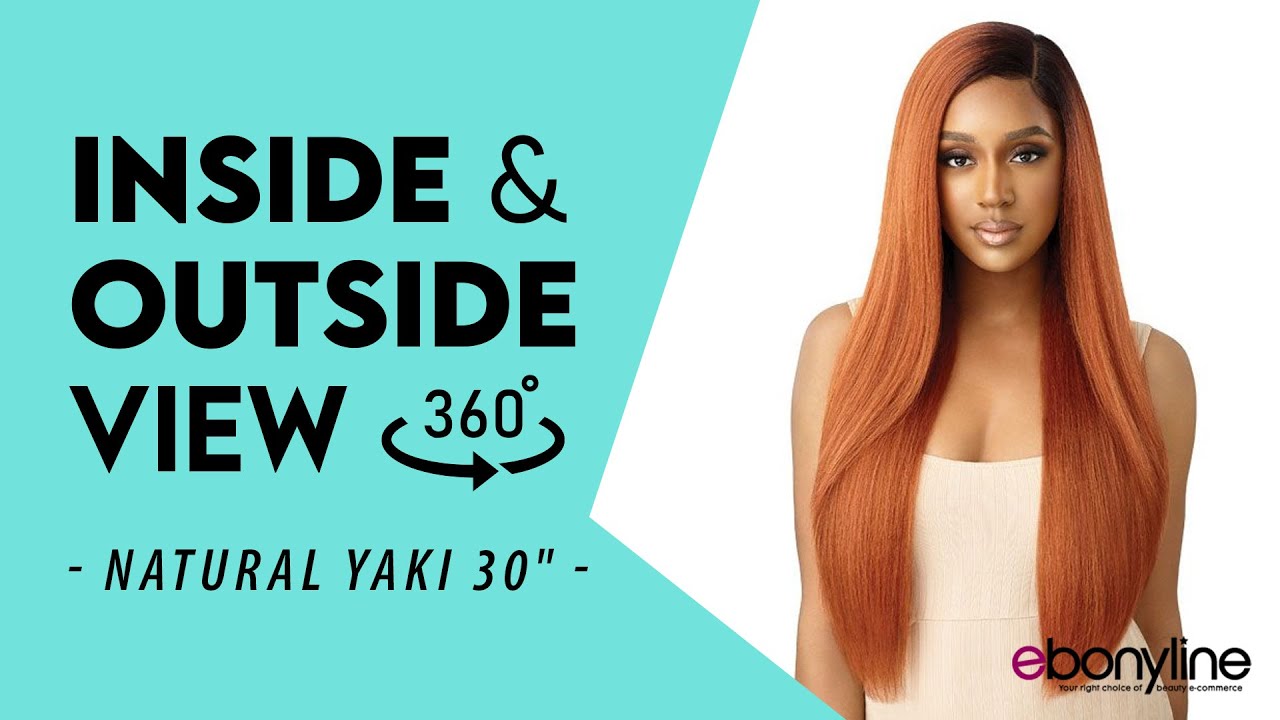 Outre Synthetic Hair HD Lace Front Wig - NATURAL YAKI 30" | EBONYLINE.COM