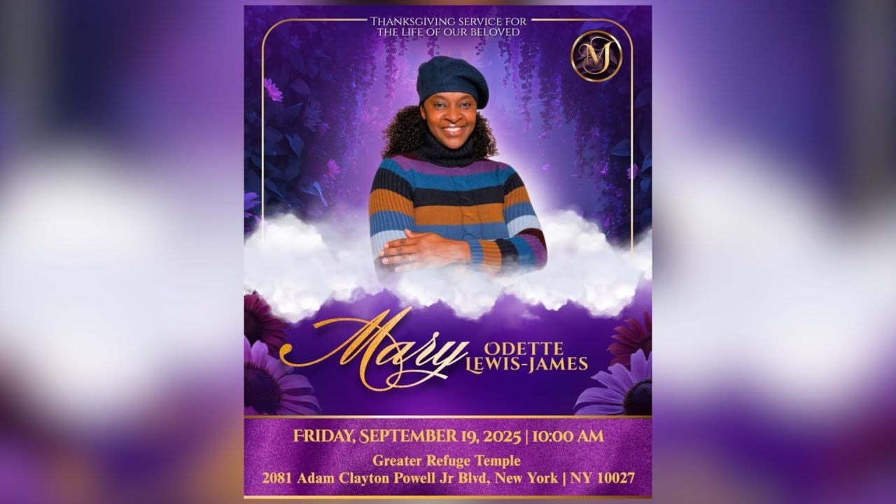Thanksgiving Service for the Life of Mary Odette Lewis-James