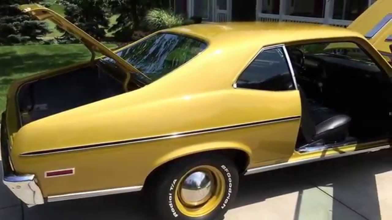 1972 Chevy Nova SS Matching Numbers Factory 4 Speed