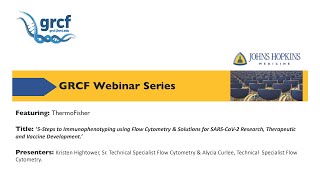 GRCF Webinar Series,‘5-Steps to Immunophenotyping using Flow Cytometry & Solutions for SARS-CoV-2...