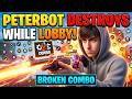 PeterBot DESTROYS the Whole Lobby with BROKEN Combo in Reload Cup!