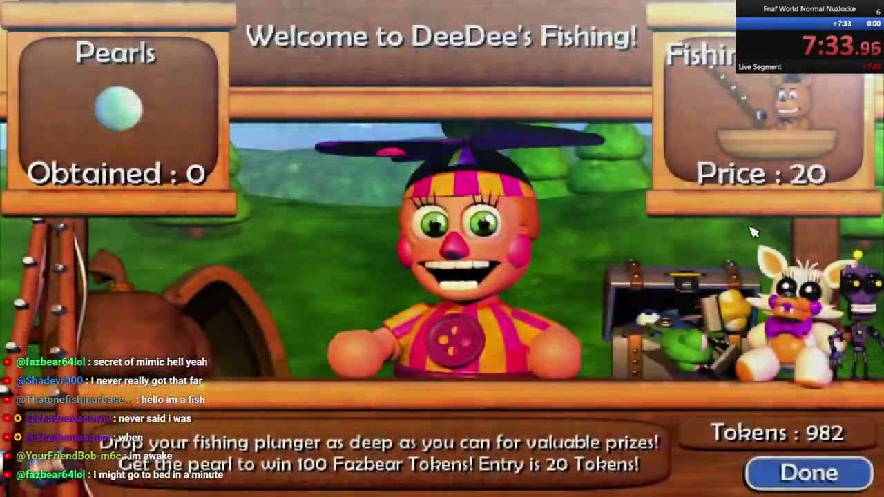 FNAF World Refreshed – Nuzlocke (Normal) Speedrun