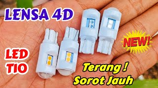 New Model  Terbaru  Led T10  Nyala Terang Sorot Jauh Hasil Cahaya Super Mantapbisa Motor U0026 Mobil