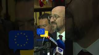 Escalation 'would serve no one,' Charles Michel