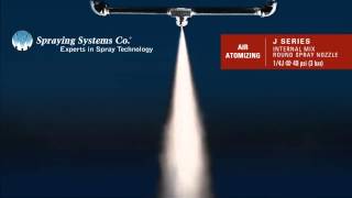 J Series Air Atomizing Nozzle Demonstration By Spraying Systems Co
