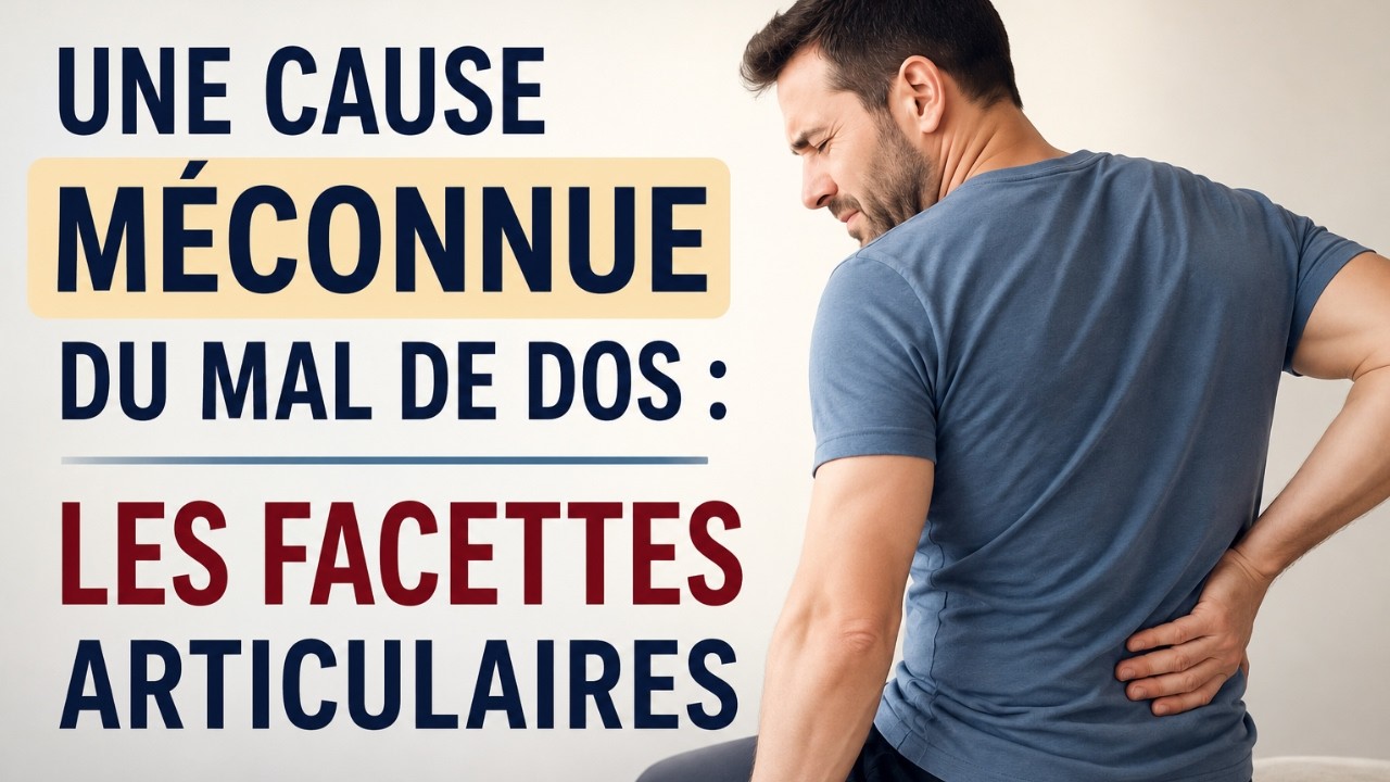 Une cause méconnue du mal de dos : les facettes articulaires
