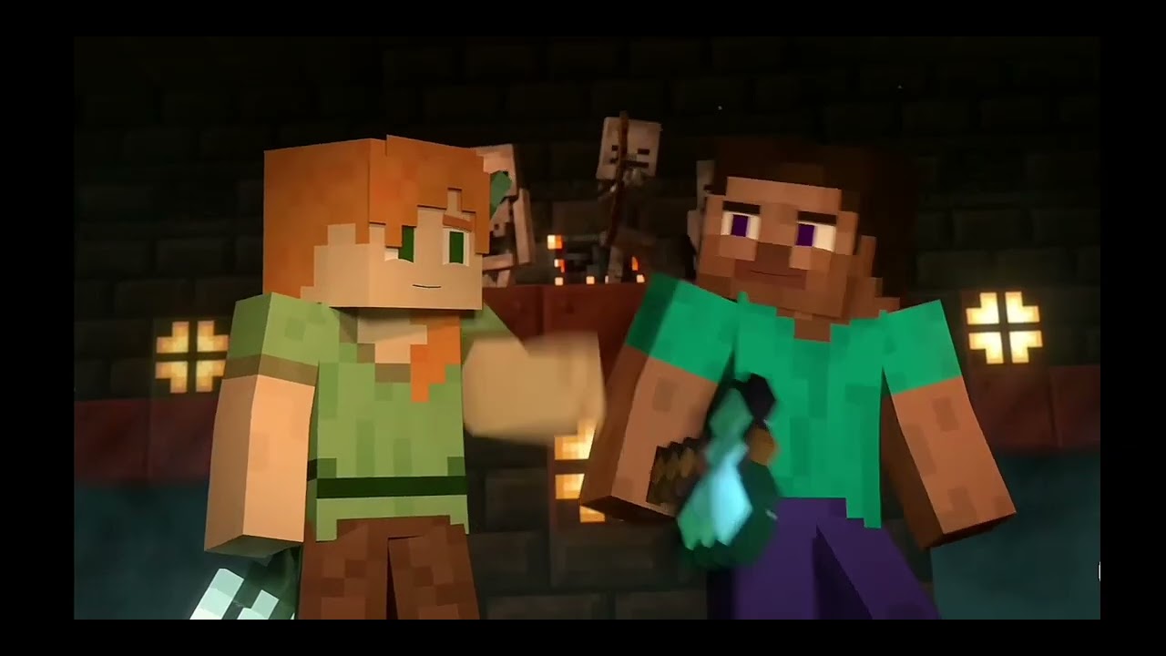 Trial Chambers - Alex and Steve Live (Minecraft animation) майнкрафт ...