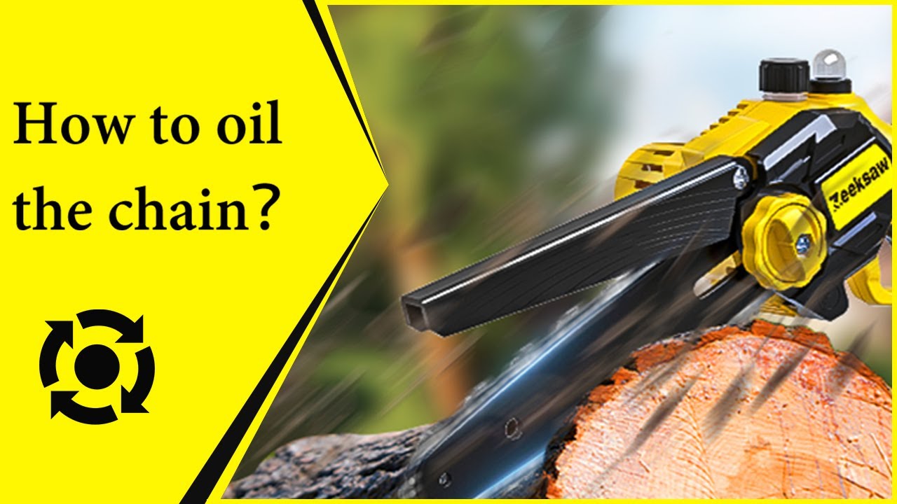 8 mini Chainsaw How To Oil The Chain YouTube 8 mini Chainsaw How To Oil The Chain YouTube