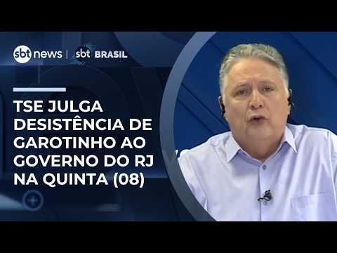 TSE to judge Garotinho case this Thursday (08) and may decide election in RJ | #SBTBrasil