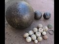 1794 Cannonball + 200 Year Old Relics &amp; Silver Coins!!!