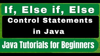 11- If, Else if, Else | Control Statements in Java | Urdu [31-12-2020]