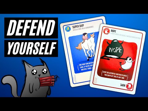 Top 10 DEFENSIVE Exploding Kittens Cards