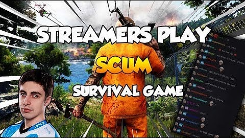 STREAMERS REACT TO "SCUM" Survival Game | Scum Twitch Clips