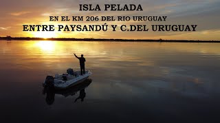 Isla Pelada y campamento ubicada entre Paysandú y Concepción del Uruguay