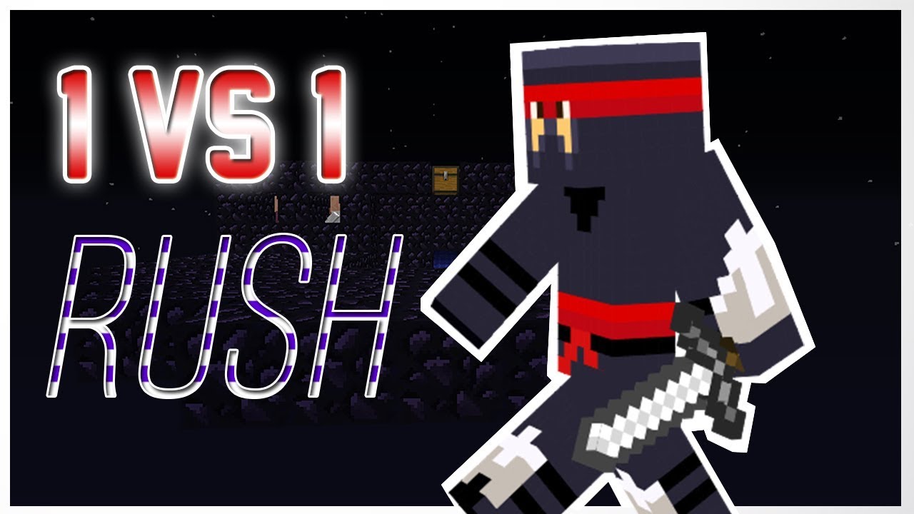 1VS1 EN RUSH PERPENDICULAIRE SUR MINECRAFT PS4 !!!!! - YouTube