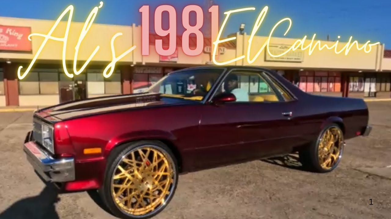 Candy Red 1981 Chevy El Camino на золотых Forgiato (G-Ride With Al)