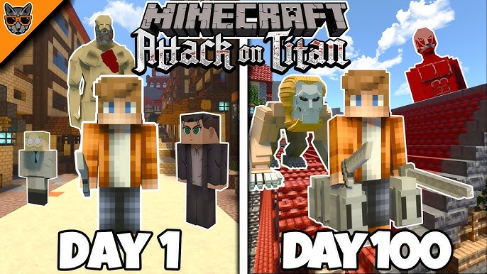 NEW ATTACK ON TITAN MOD!!!  Minecraft [Shingeki no Kyojin