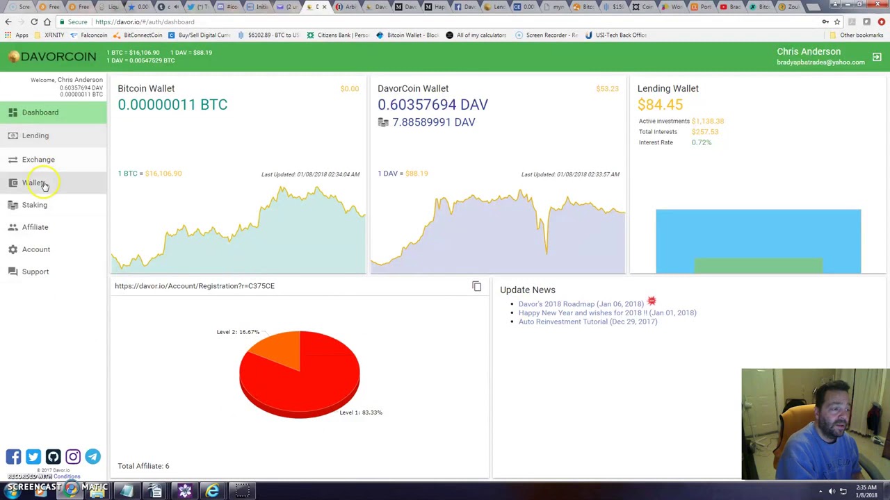 Chris Anderson - Scammer: How to Davor! How to Lend! Stake! Back office!